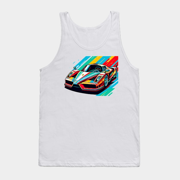 Ferrari Enzo Tank Top by Vehicles-Art